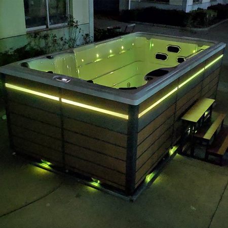 Плавательный СПА бассейн с ламельным противотоком Bigeer Парте